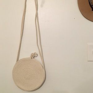Woven Crossbody Tote